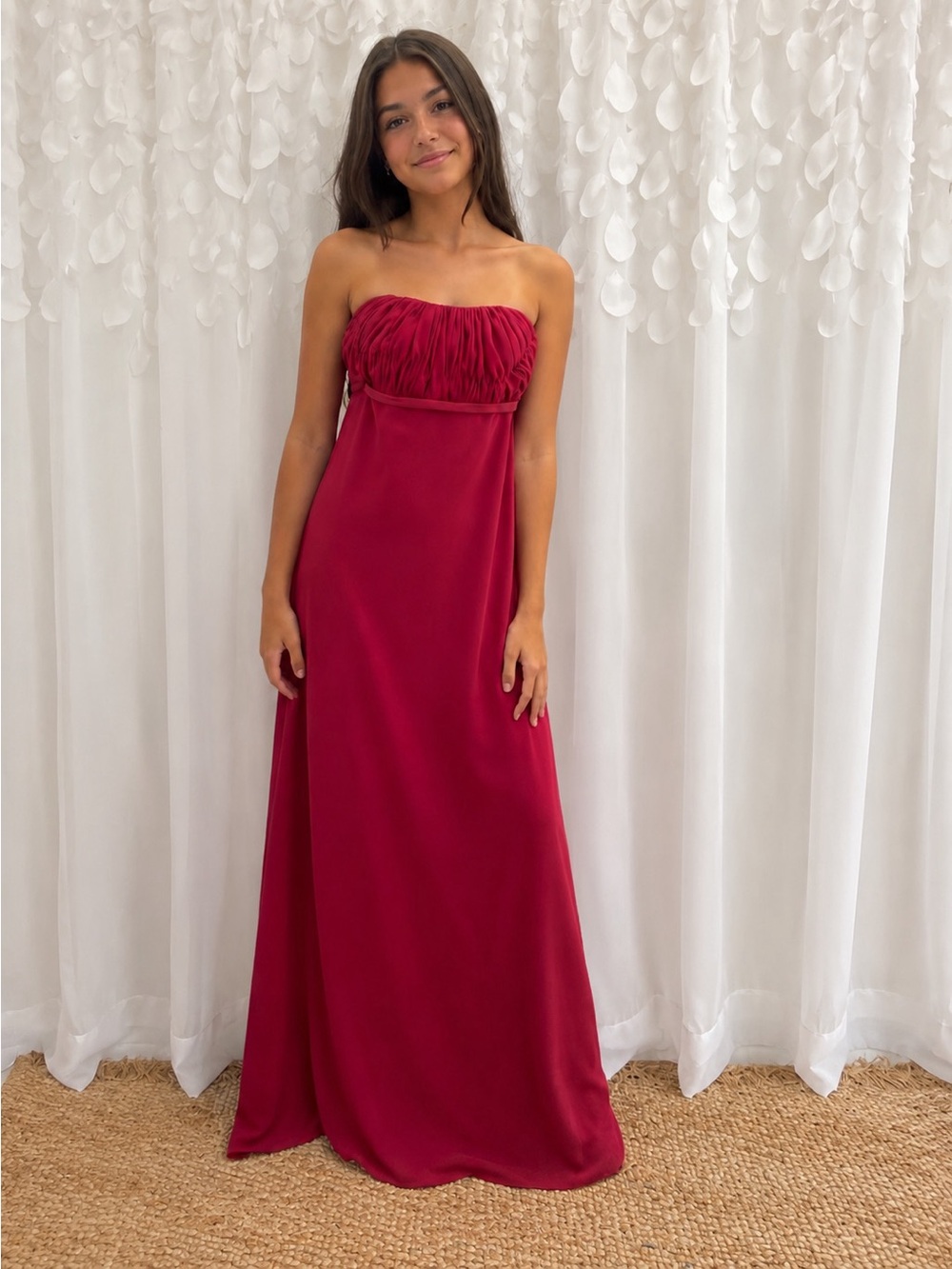 Juniors pink evening gown by Jordan